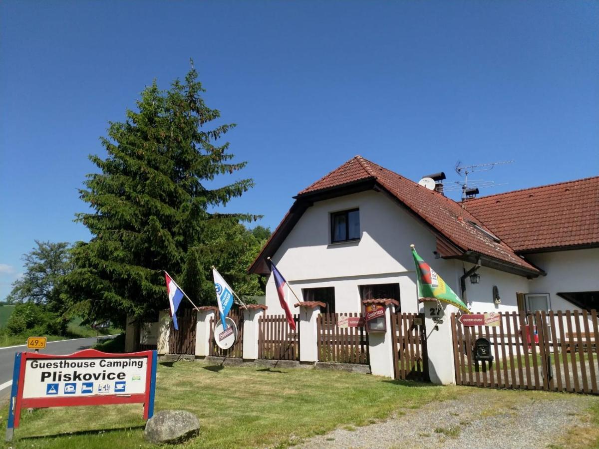 Camping & Guest House Pliskovice Mirovice Eksteriør billede